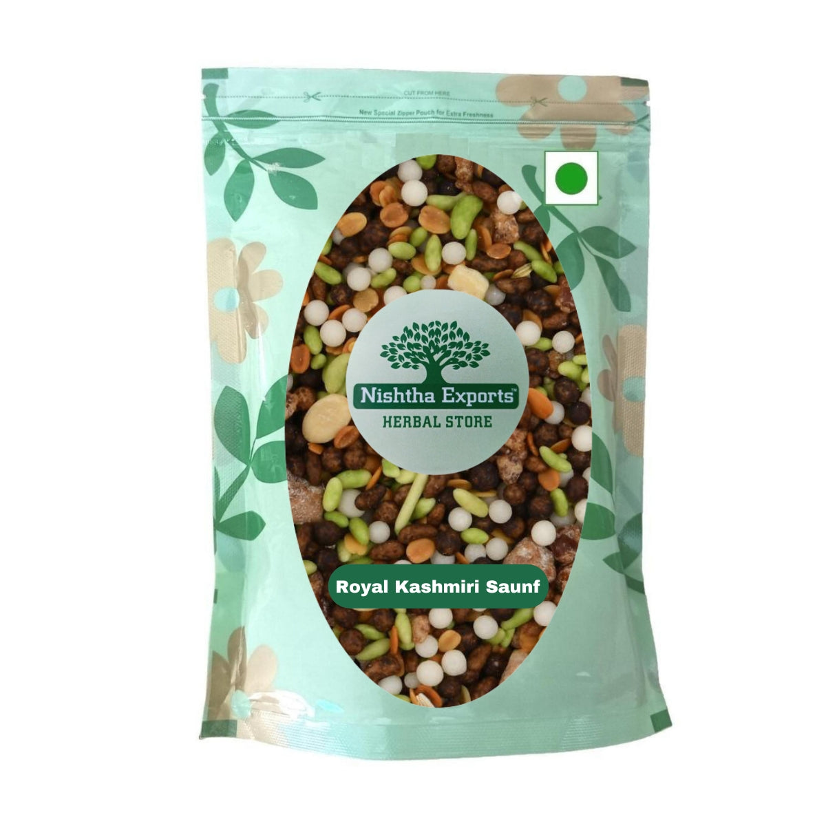 Royal Kashmiri Mix-Mukhwas Natural Fresh Mouth Freshner-Refreshment in Every Bite-Tasty & Delicious Mukhwas-Breath Naturally (200 Gram)